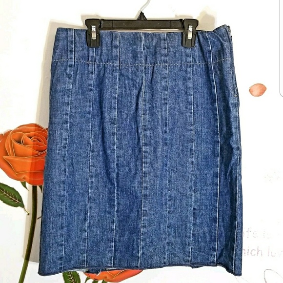 Tommy Hilfiger Dresses & Skirts - SoldTommy Hilfiger Womens Sz 8 Denim Skirt Pleated